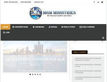 Tablet Screenshot of mgmministry.com